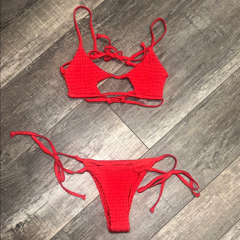 Red Bikini Set